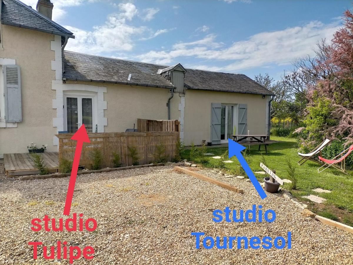 Studio " Tournesol " Au Coeur Du Berry Les Bordes Exteriör bild